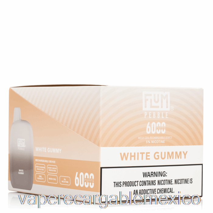 Vape Recargable [paquete De 10] Flum Pebble 6000 Desechable